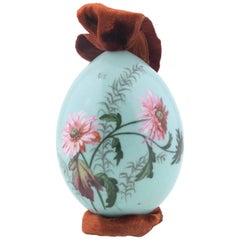 Russian Porcelain Easter Egg Art Nouveau Style 10