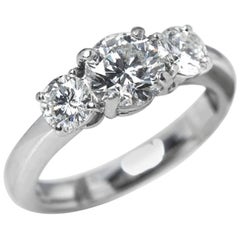Diamond Three-Stone Engagement Ring 9