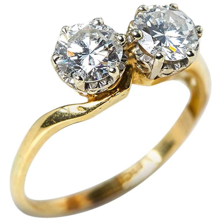 Diamond Yellow Gold Ring