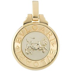 Bulgari Taurus Zodiac Gold Pendant