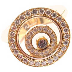 Chopard Happy Spirit Diamond Yellow Gold Ring 8