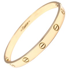 Cartier Love Yellow Gold Bangle Bracelet