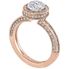 Alex Soldier Eternal Love Diamond Engagement 1.55 Carat Ring in Rose Gold 7