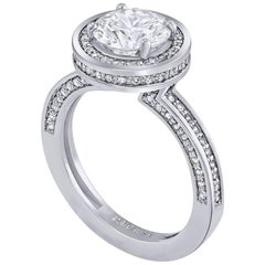 Alex Soldier Eternal Love Diamond Engagement Ring in White Gold One of a Kind 1
