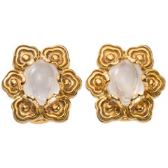 Altfield Moonstone Gold Earrings