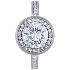 Alex Soldier Eternal Love Diamond Platinum Engagement Ring One of a Kind 5