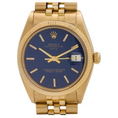 Rolex Yellow Gold Oyster Perpetual Date Self Winding Wristwatch, circa 1980