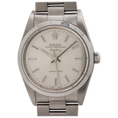 Rolex Stainless Steel Oyster Perpetual Airking Self Winding Wristwatch 5