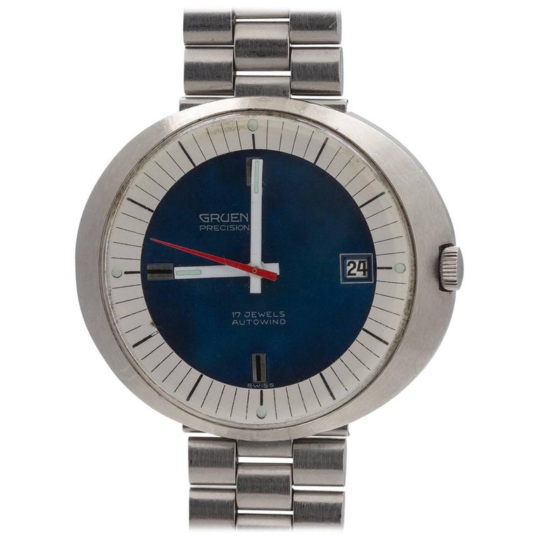 Ikepod by Marc Newson Diamond Automatic Isopode Dual Time White Gold Watch  at 1stDibs