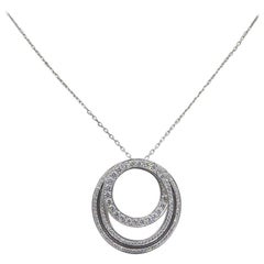 Cartier Diamond White Gold Necklace 3