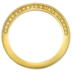 Alex Soldier Eternal Love Yellow Sapphire Gold Wedding Band Limited Edition 1