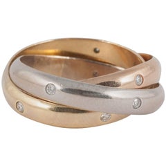 Cartier Diamond Set Triple Wedding Band 1