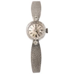 Rolex Ladies White Gold Diamond Wristwatch, circa 1950s 7