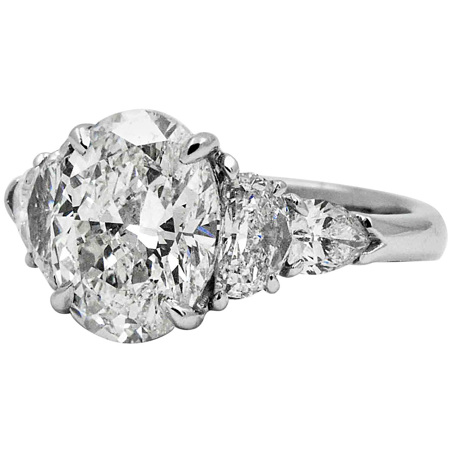 JB Star Diamond Engagement Ring
