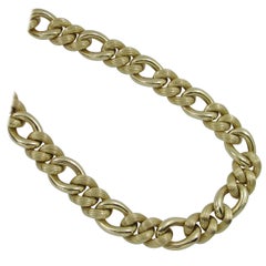 Herco Enormous Gold Link Necklace
