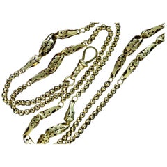 Victorian Ornate Gold Chain