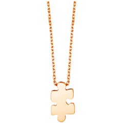 Akillis Mini Puzzle Pendant 18 Karat Rose Gold