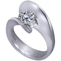 1 Carat Alex Soldier Dance of Life Diamond Platinum Engagement Ring