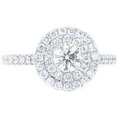 Used Faith Jewels, the Blossom Ring, 1 Carat Cluster of Diamonds