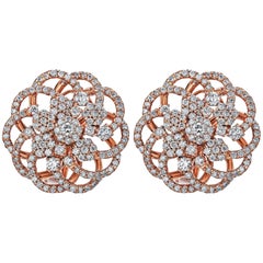 Flower Diamond Earrings 1