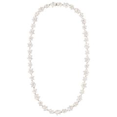 Cartier Caresse D'Orchidees Diamond Gold Necklace