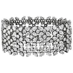 Carvin French Diamond Platinum Bracelet 12