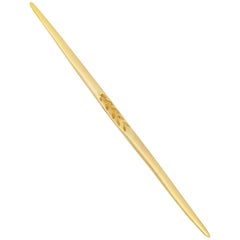 JvdF Yellow Gold Toothpick