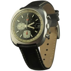 BWC Automatik Stainless Steel Date Vintage Automatic Chronograph Wristwatch