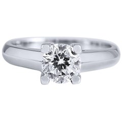 0.98 Carat Diamond Solitaire Engagement Ring