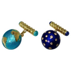 Verdura Day and Night Cufflinks