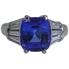 Tanzanite Diamond Ring 12