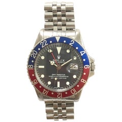 Rolex Stainless Steel Oyster Perpetual GMT Master Automatic Wristwatch, 1960s