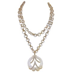 M.Gerard Diamond and Crystal Necklace 8