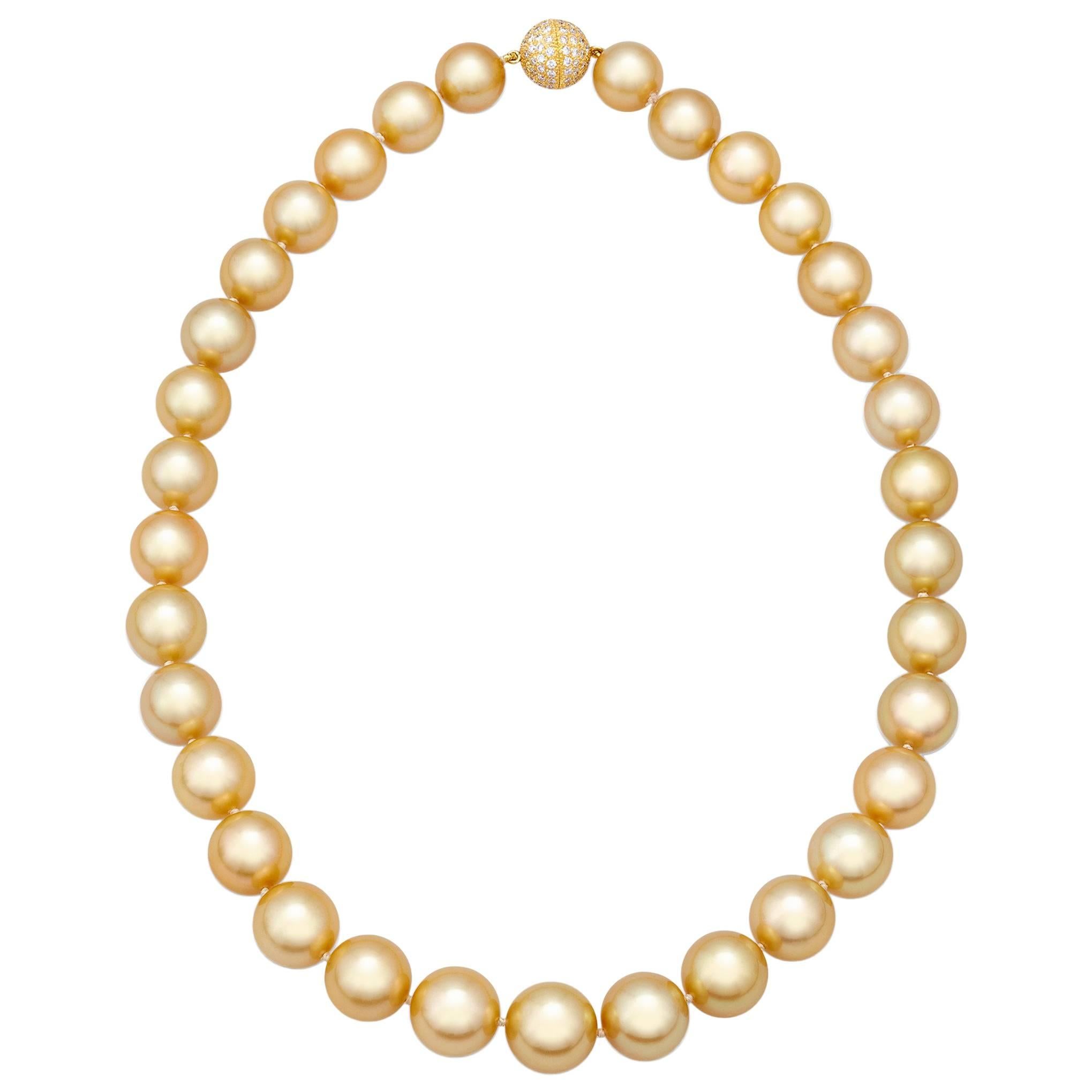 South Sea Golden Pearl Necklace