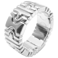 18 Karat White Gold Band by Bulgari