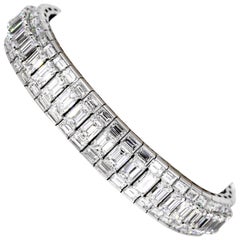 Important Bulgari Diamond Platinum Bracelet 11
