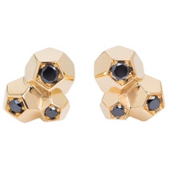“Rock It” 3 Crystals Studs Earrings