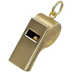 Vintage Gold Whistle