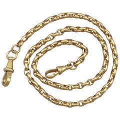 Used 1900s Yellow Gold Belcher Chain