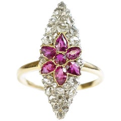 Antique Victorian Marquise Shaped Ring