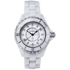 Chanel Ladies White ceramic J12 Quartz Wristwatch 8