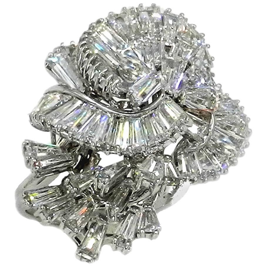 Diamond 9.84 Masterpiece Ring, circa 1960