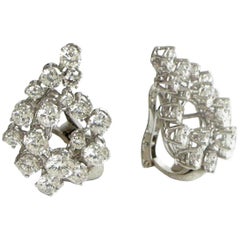 Vintage Earring in Diamonds 6.66 La Dolce Vita Period