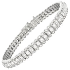 Art Deco Diamond Set Platinum Bracelet