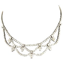 Formal Diamond White Gold Necklace 10