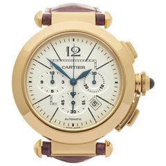 Cartier Yellow Gold Pasha De Cartier Automatic Wristwatch, 2010s