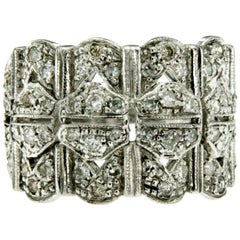 Art Deco Diamond Gold Ring