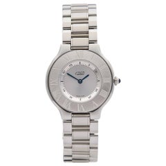 Cartier Ladies Stainless Steel Must De Cartier 21 Quartz Wristwatch, circa 2005