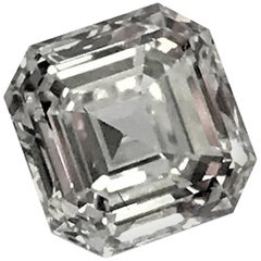 Square Emerald Cut Asscher Diamond 1.02 Carat GIA VVS-1, G 2