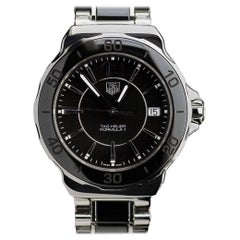 TAG Heuer Ladies Stainless Steel Black Ceramic Formula 1 Quartz Wristwatch